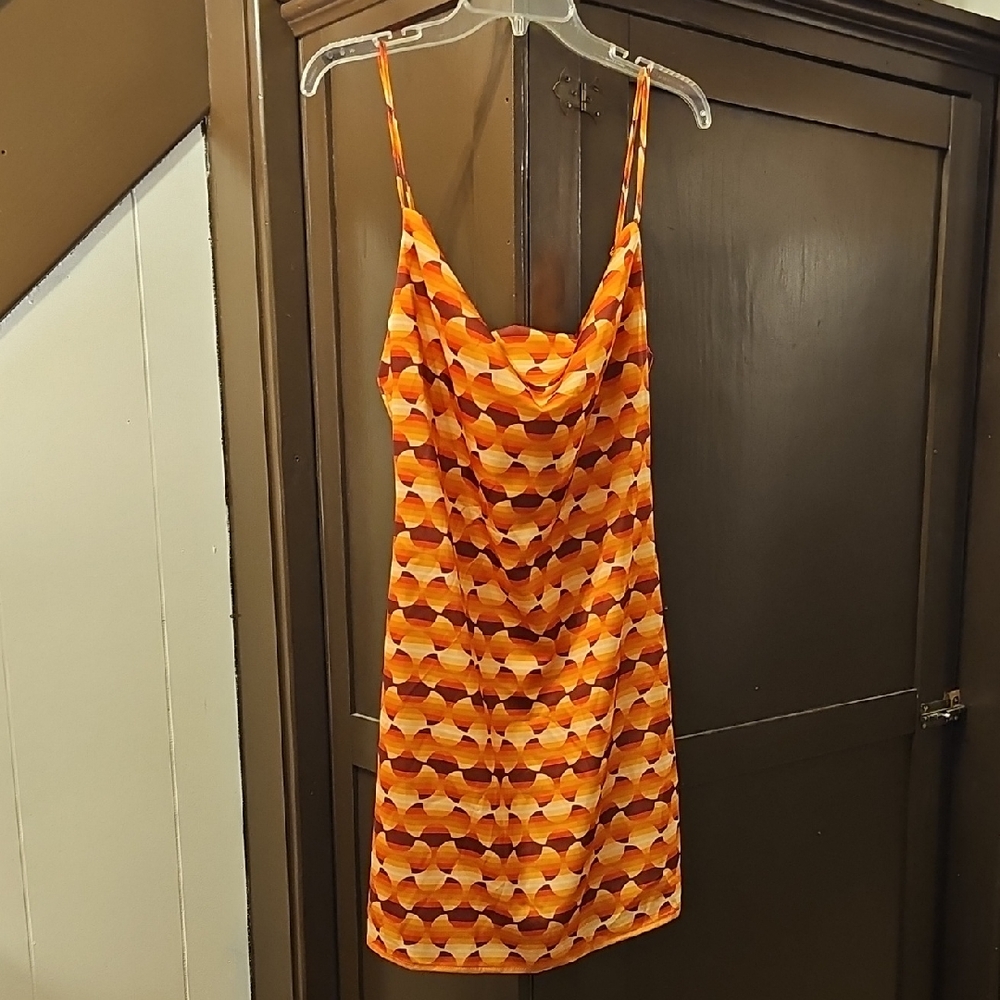 Urban Outfitters (L) Multicolor Geometric Dress